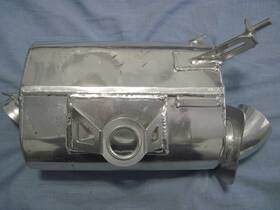 Starting Line Products 090-282-119 Slp Silencer Exhaust Muffler For Arctic Cat 07-09 Crossfire M8 800