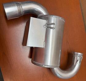132-102 Straightline Performance Straight Line Light Weight Muffler Polaris 800 Iq-dragon