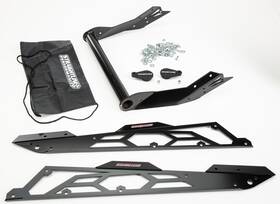 183-234 Straightline Performance Hide N Go Rear Bumper - Black/black