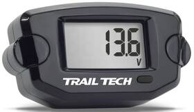 742-v00-bl Trail Tech Voltage Meters Black