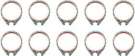 65834-68 Twinpower 043204 Twin Power 66-84 Shovelhead For Big Exhaust Gaskets Replaces Pr