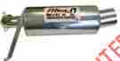 Uq-2206c Indy Dragon Skinz Protective Gear Polaris Polished Ceramic Ultra-q Silencer For 2008-2010 700 Iq