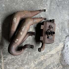 8u9-14610-00-00 Yamaha 84 85 86 87 Vmax 540 Twin Exhaust Pipe