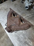 Polaris Snowmobile Xlt Triple Exhaust Manifold Y Pipe 1997. Fixed Price $31.25.