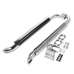 Patriot Exhaust Side Pipes Shielded Steel Chrome 2" Inlet 50" Len Universal Pr. Fixed Price $486.45.
