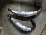 1998-2002 Oem Yamaha SRX600 Triple Exhaust Pipes Muffler. Fixed Price $120.00.