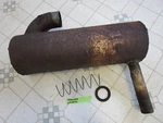 Vintage 79 Ski Doo Olympique 340 Electric Snowmobile Exhaust Muffler Can. Fixed Price $99.99.