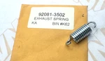 Nos Kawasaki Exhaust Spring 92081-3502. Fixed Price $11.51.