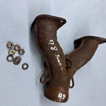 1998 Polaris Indy Trail Touring 500 Fan Motor Exhaust Pipe Good. Fixed Price $39.95.
