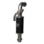 Straightline Performance Lightweight Carbon Stainless Silencers 134-204. Fixed Price $479.99.