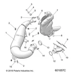 Polaris Oem Part 5416889 Mount-rubber Pipe Racer 600R 2019-2020. Fixed Price $12.00.