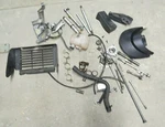 2008 Yamaha Fx Nytro Mtx, Lot Of Misc Nuts Axles Bolts And Bracket (OPS1056).. Fixed Price $25.38.