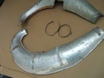 1999 Polaris 500 Xc Tuned Pipe Covers & Matte, P/n 5242590, 2591, 5830144. Fixed Price $40.00.