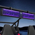 33 In 8 Speaker Louder Rgb Utv Sound Bar Wireless System Fo Polaris Can Am. Fixed Price $198.99.