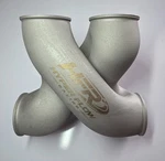 Hyper Flow Racing Z Pipe 316L Stainless Steel Side Exit Exhaust 2.5". Fixed Price $899.00.