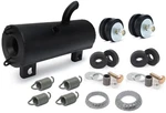 Muffler Silencer Kit W Seals/springs Fits Polaris Ranger Tm 2004-2006. Fixed Price $128.99.
