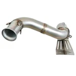 Stainless Ggb Exhaust Straight Pipe 2017 2018 2019 Can Am Maverick X3 Turbo Rr. Fixed Price $349.99.
