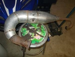 2001 Arctic Cat Zr 440 Sno Pro Cross Exhaust Pipe Muffler 0712-737-G. Fixed Price $245.00.