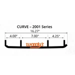 Woodys 8" Ace Flat-top Carbide Wear Bars For Curve Xm/xm Pro Skis Only ACV8-2001. Fixed Price $190.78.