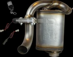 Lightweight Silencer Exhaust Pipe Ss Vari-sound Grand Touring 900 137IN 19-22. Fixed Price $829.58.