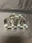 Helix Racing 2122757 Stainless Steel Muffler Clamp 1.56-1.70". Fixed Price $27.56.