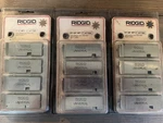 Complete Set Ridgid High Speed Stainless Steel Pipe Dies (47790, 47785, 47780). Fixed Price $350.00.