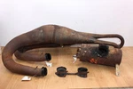 2004 Arctic Cat King 900 Aftermarket Twin Exhaust System. Fixed Price $499.00.