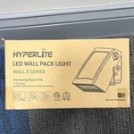 Hyperlite Wall.e Series Led Pack 40W 5200LM 5000K Outdoor IP65 Photocell. Fixed Price $40.00.