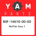 80F-14610-00-00 Yamaha Muffler Assy 80F146100000, New Genuine Oem Part. Fixed Price $443.08.