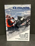Polaris 600 Ho Rmk 144 155 Dragon 2007 Snowmobile Owner's Manual Book. Fixed Price $27.99.
