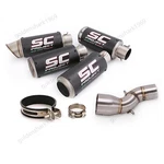 For Honda CBR1000RR 2017-2026 Exhaust Tips Mid Pipe Carbon Fiber Muffler Escape. Fixed Price $106.25.