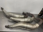 Yamaha Srx 600 700 Exhaust Pipes Muffler Can Manifold Header Silencer Triple. Fixed Price $249.99.