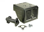 Genuine Rotary Part # 14449 Muffler W/ Heat Shield Replaces Honda 18310-ZE2-W61. Fixed Price $86.58.