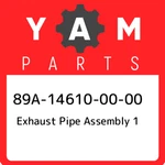 89A-14610-00-00 Yamaha Exhaust Pipe Assembly 89A146100000, New Genuine Oem Par. Fixed Price $327.88.