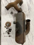 1972 71 Vintage Yamaha GP433 SW433B Exhaust Muffler. Fixed Price $125.00.