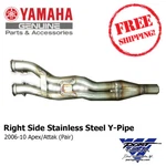 Yamaha 2006-10 Apex Exhaust Stainless Steel Y-pipe Right Side 8FR-14610-00-00. Fixed Price $379.95.